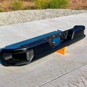 2020-2023 Chevy Silverado Rear Bumper Painted Black with Step - NEW TAKE OFF*