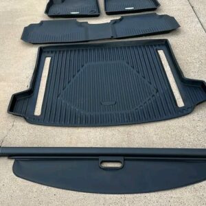 I have these floor mats, cargo mat
 And rear sun shade for sale 
Supposed to fit 2017 thru 2025 
Cadillac XT 5 vehicles