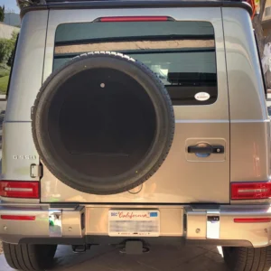 G-Wagon spare tire cover with Lockable Compartment for 2019 + Gwagen