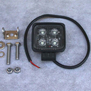 Small LED Back Up Light 12W 9-30VDC 2.5" x 2.5" - Mounts to Ladder Top or Roof Rack