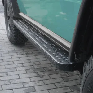 Aluminum Running Boards - Rock Slider Compatible - for SWB W463 G-Wagen
