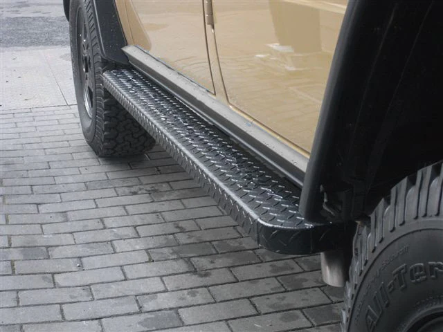 Aluminum Running Boards - Rock Slider Compatible - for LWB W463 G-Wagen