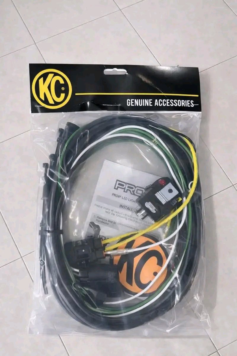 KC HiLiTES Gravity LED Pro6 off-road light components. - Image 2