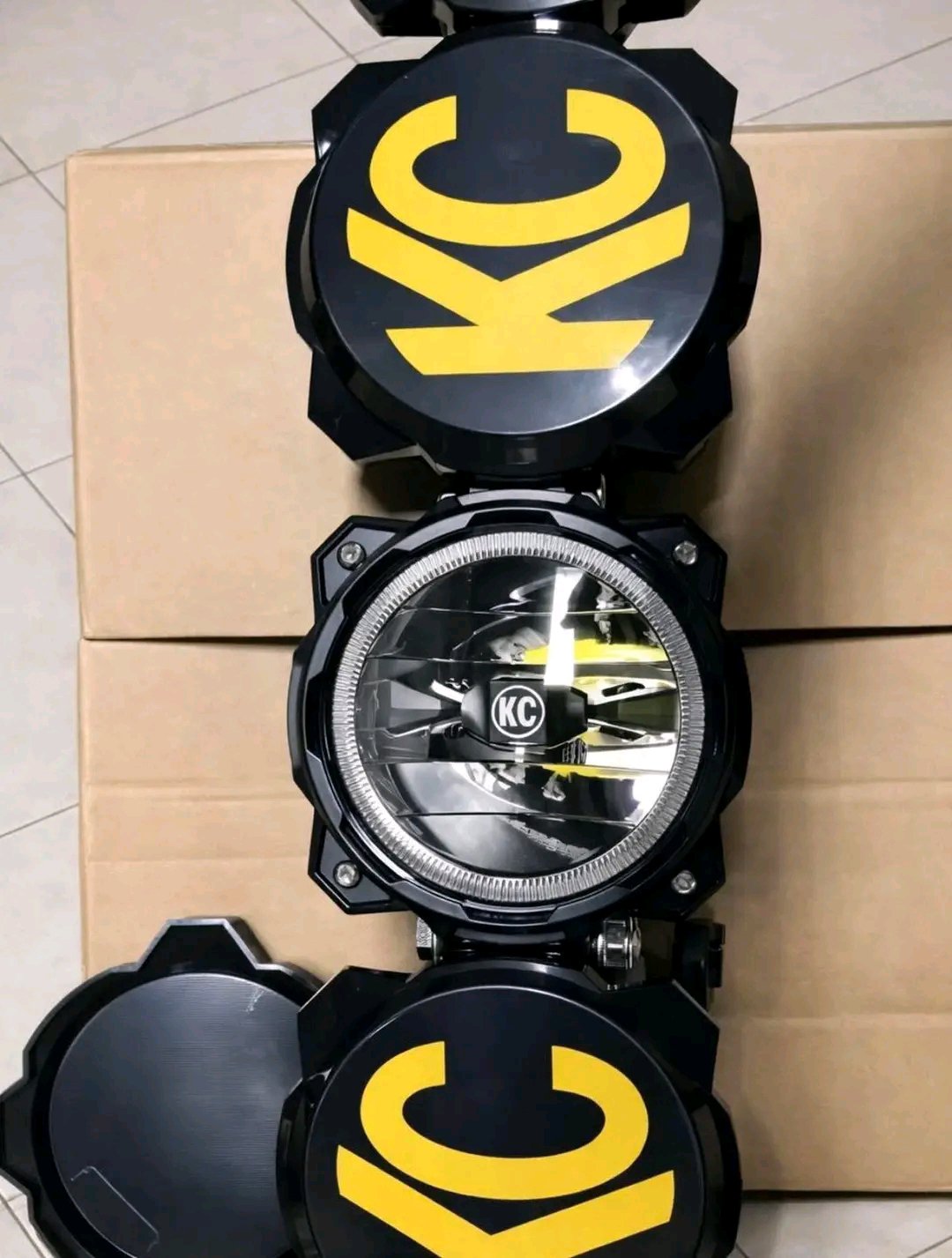 KC HiLiTES Gravity LED Pro6 off-road light components. - Image 4