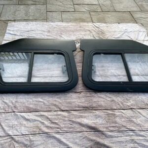 87-95 Jeep Wrangler YJ Half Door Hard Top Material UPPER Sliding Glass Windows.