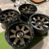 Stealth Custom sr8 dark bronze wheels.